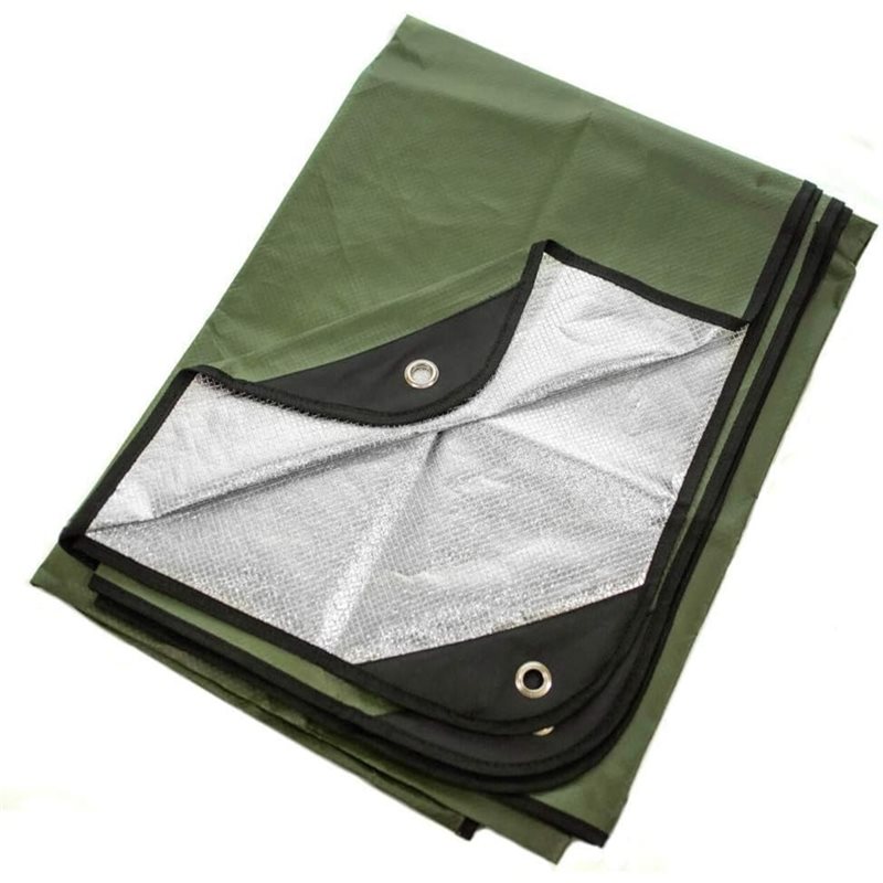 Survival Blanket Reflective - 【여행 필수품】방수, 방풍, 단열 처리된 방수포-재사용