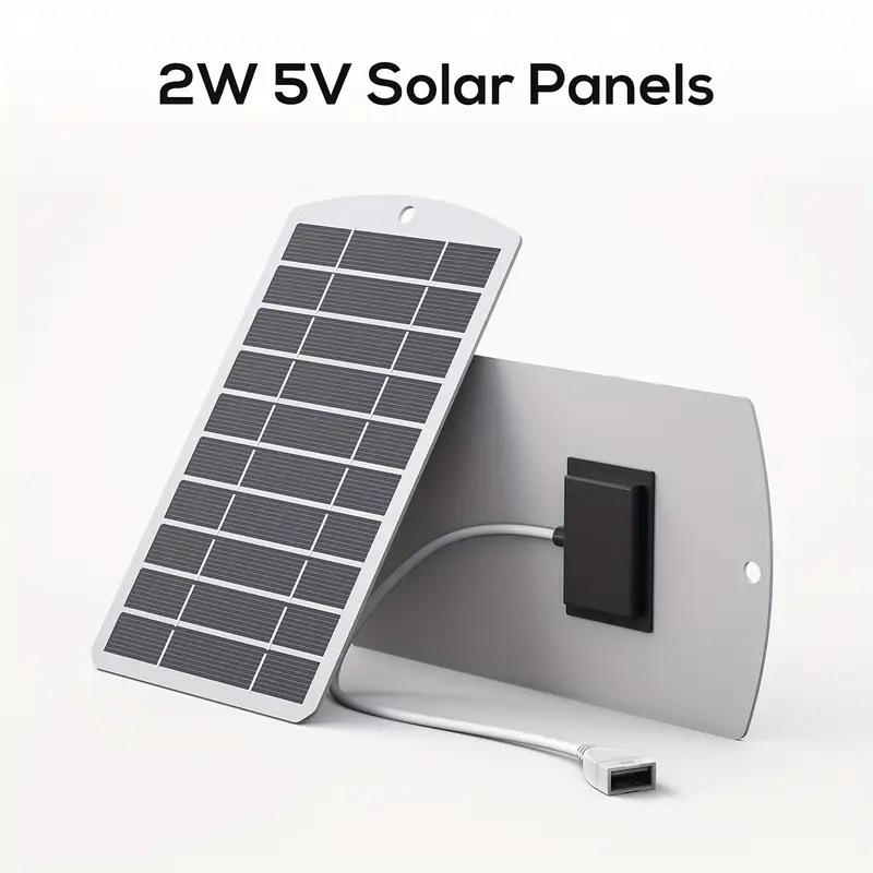 Solar Emergency Charger - 휴대용 USB 태양광 충전 패널, 안전하고