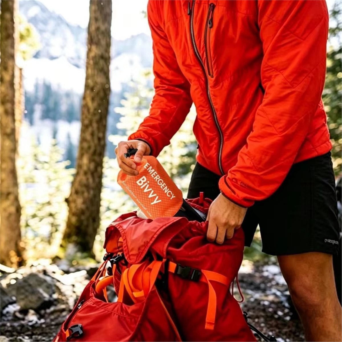 캠핑 및 등산용 비상용 침낭, 생존 담요, 보온 PE  - Bivy Bag Emergency 리뷰 및 가격